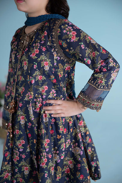 Maria B | 3 Piece Printed Lawn Suit | MKD-EA24-21 8-Jun Blue