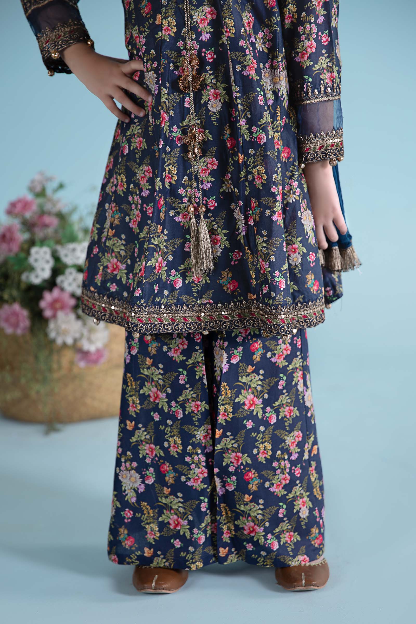 Maria B | 3 Piece Printed Lawn Suit | MKD-EA24-21 10-Aug Blue