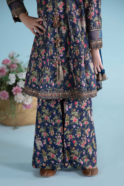 Maria B | 3 Piece Printed Lawn Suit | MKD-EA24-21 10-Aug Blue