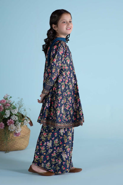 Maria B | 3 Piece Printed Lawn Suit | MKD-EA24-21 14-Dec Blue