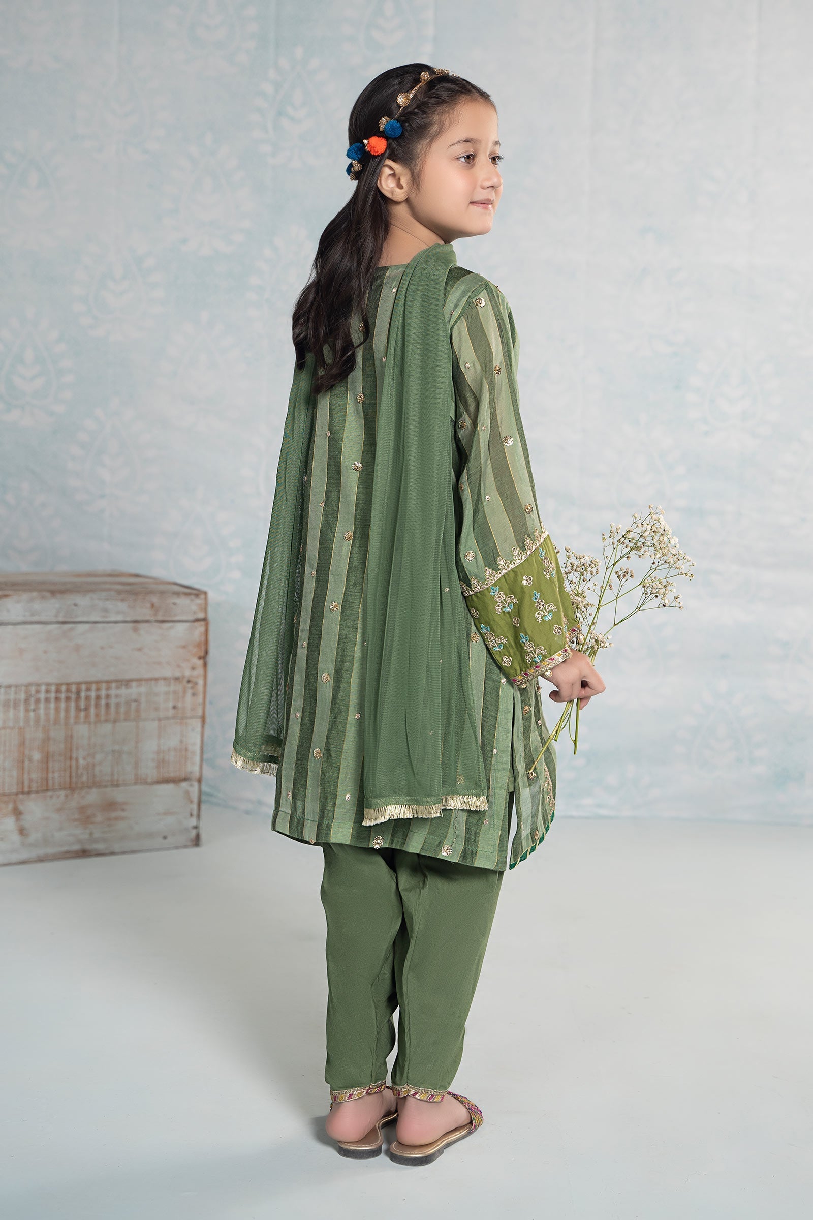 Maria B | 3 Piece Embroidered Yarn Dyed Suit | MKD-EF24-03