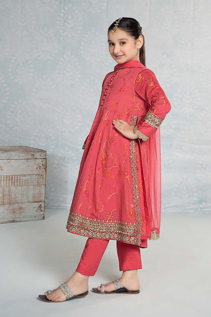 Maria B | 3 Piece Embroidered Jacquard Broshiasuit | MKD-EF24-23