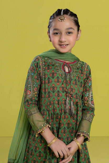Maria B | 3 Piece Embroidered Lawn Suit | MKD-EF24-36 6-Apr Green