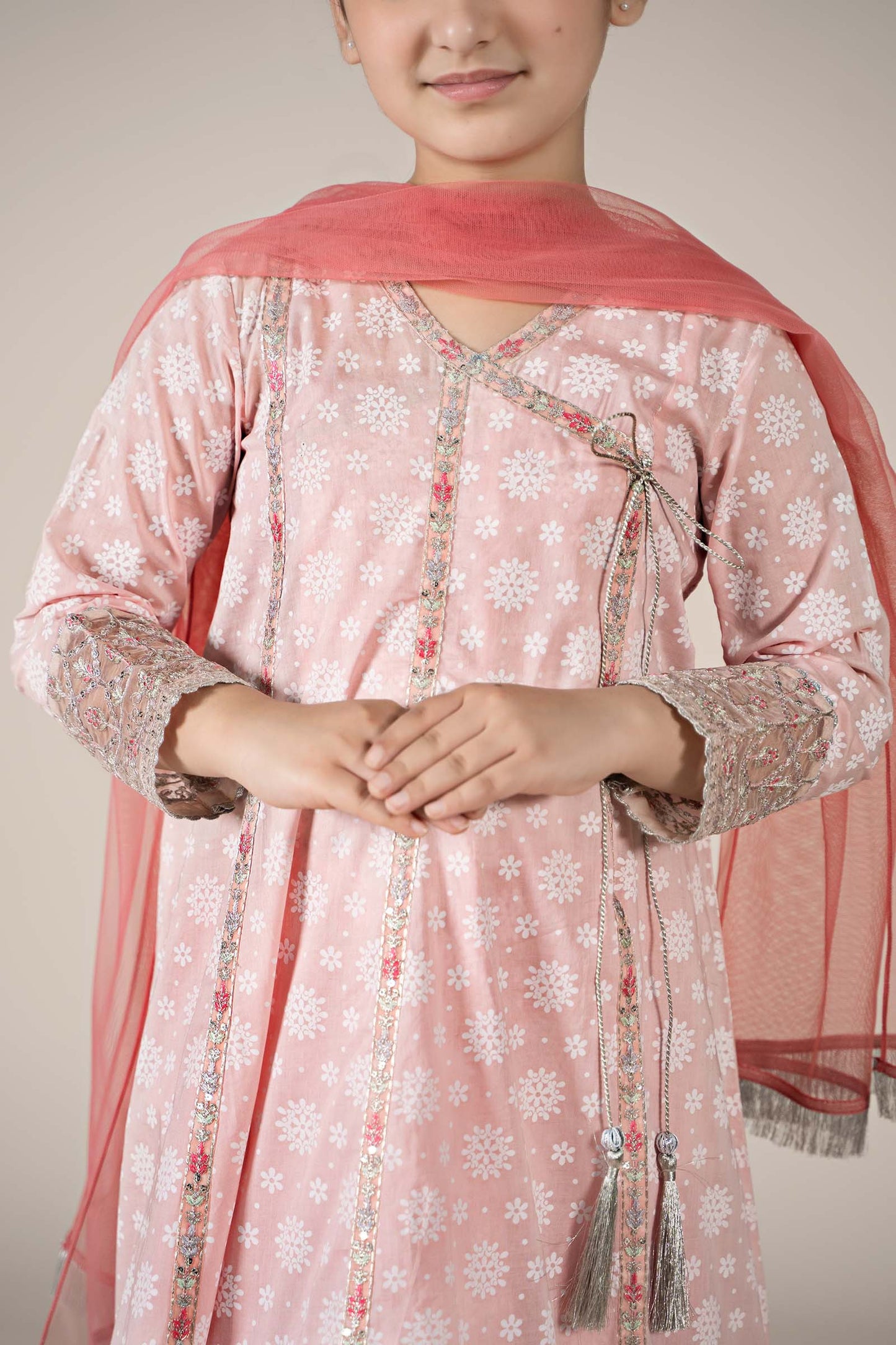 Maria B | 3 Piece Embroidered Lawn Suit | MKD-EF25-09 10-Aug Pink
