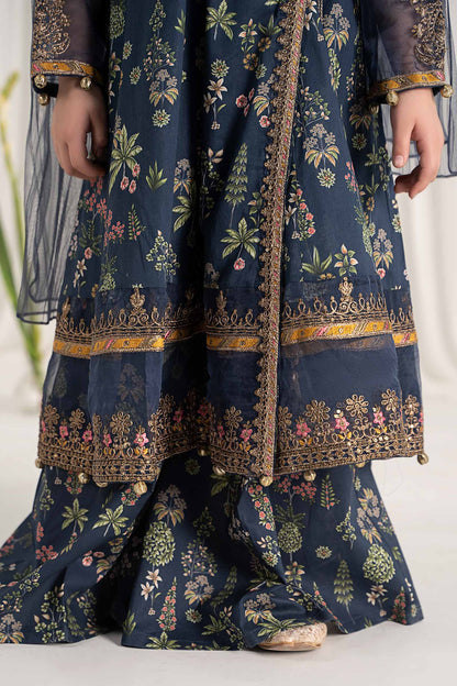 Maria B | 3 Piece Printed Lawn Suit | MKD-EF25-13 10-Aug Blue