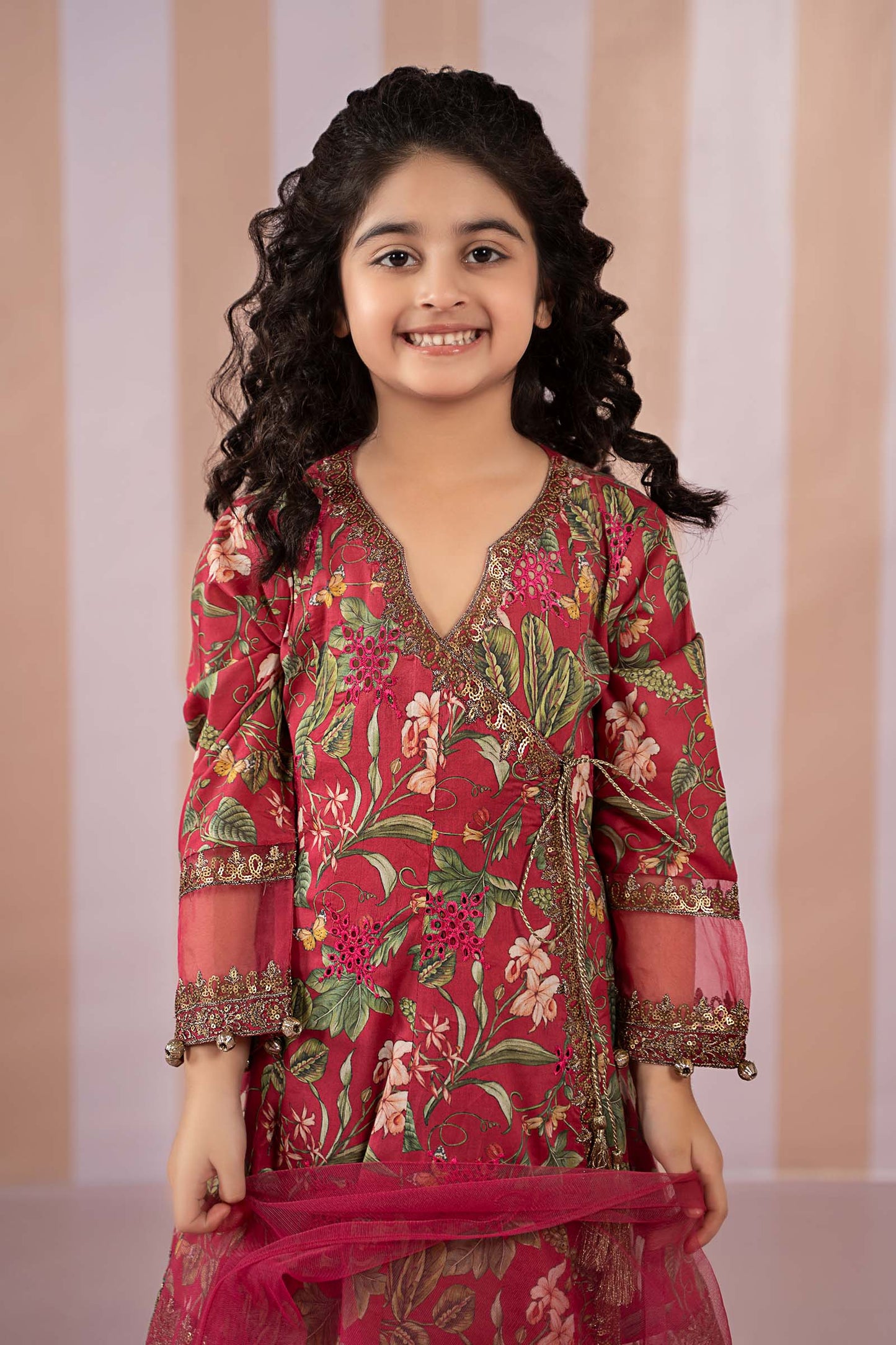 Maria B | 3 Piece Printed Lawn Suit | MKD-EF25-18 6-Apr Red