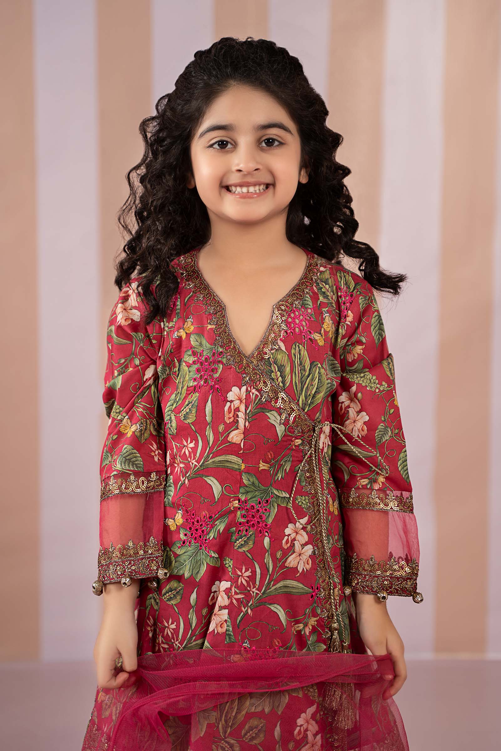 Maria B | 3 Piece Printed Lawn Suit | MKD-EF25-18 6-Apr Red