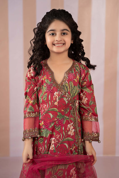 Maria B | 3 Piece Printed Lawn Suit | MKD-EF25-18 6-Apr Red
