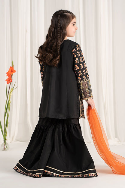 Maria B | 3 Piece Embroidered Lawn Suit | MKD-EF25-23 12-Oct Black