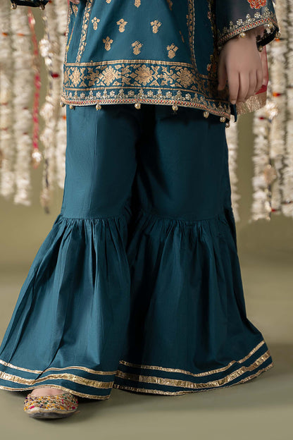 Maria B | 3 Piece Embroidered Lawn Suit | MKD-EF25-24 12-Oct Blue