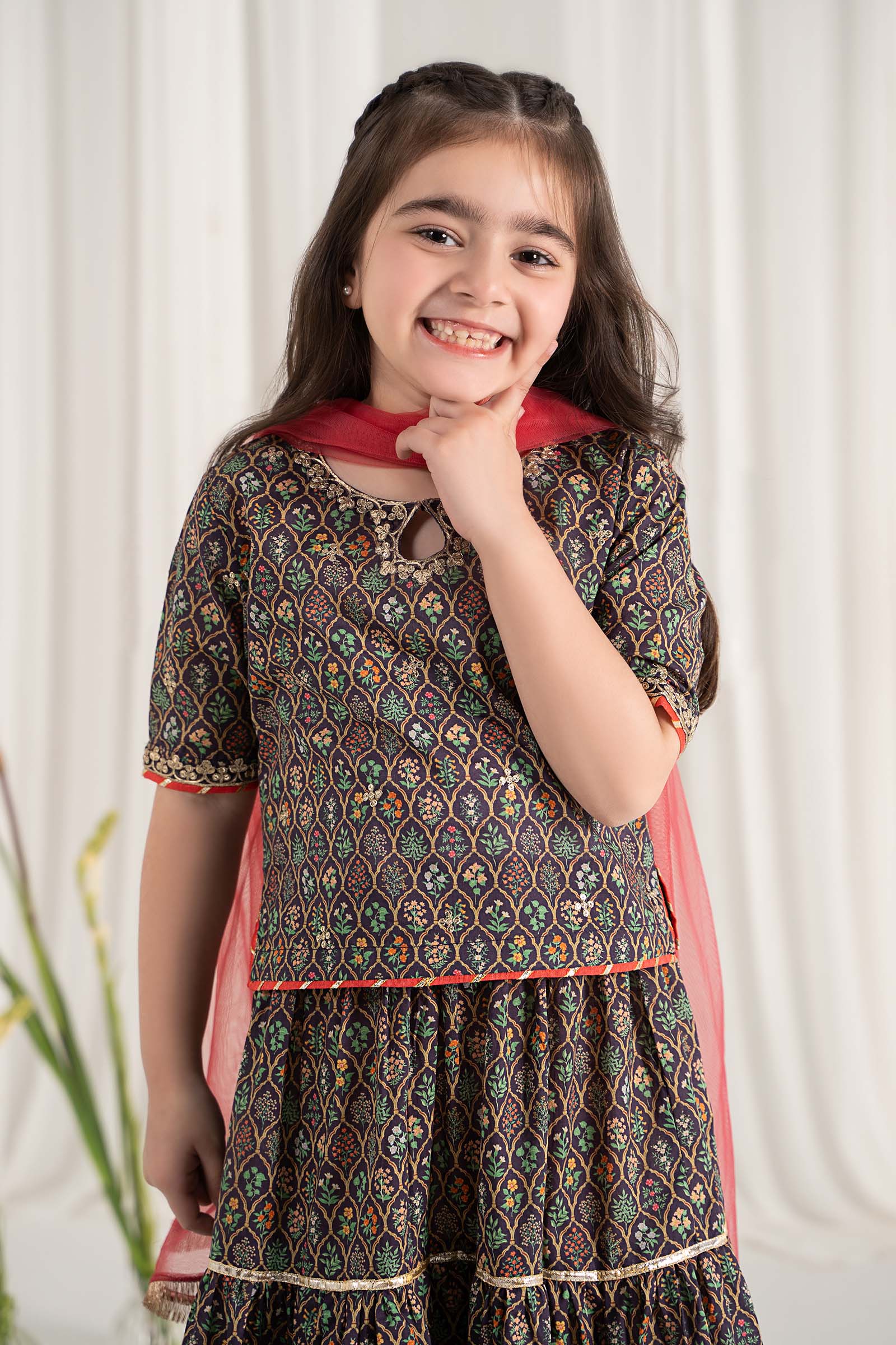 Maria B | 3 Piece Printed Lawn Suit | MKD-EF25-30 10-Aug Blue