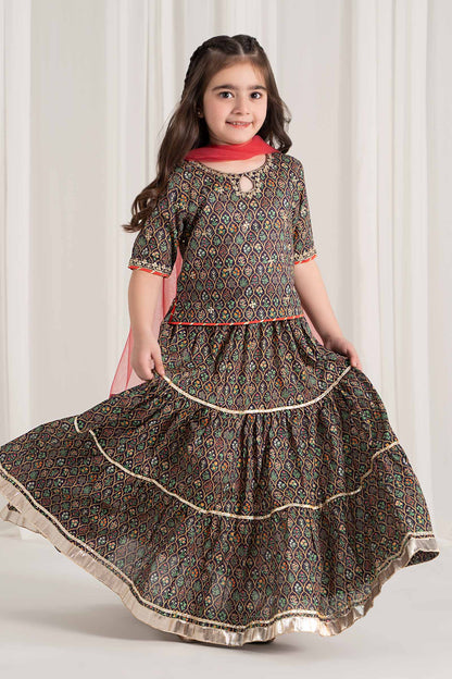 Maria B | 3 Piece Printed Lawn Suit | MKD-EF25-30 8-Jun Blue