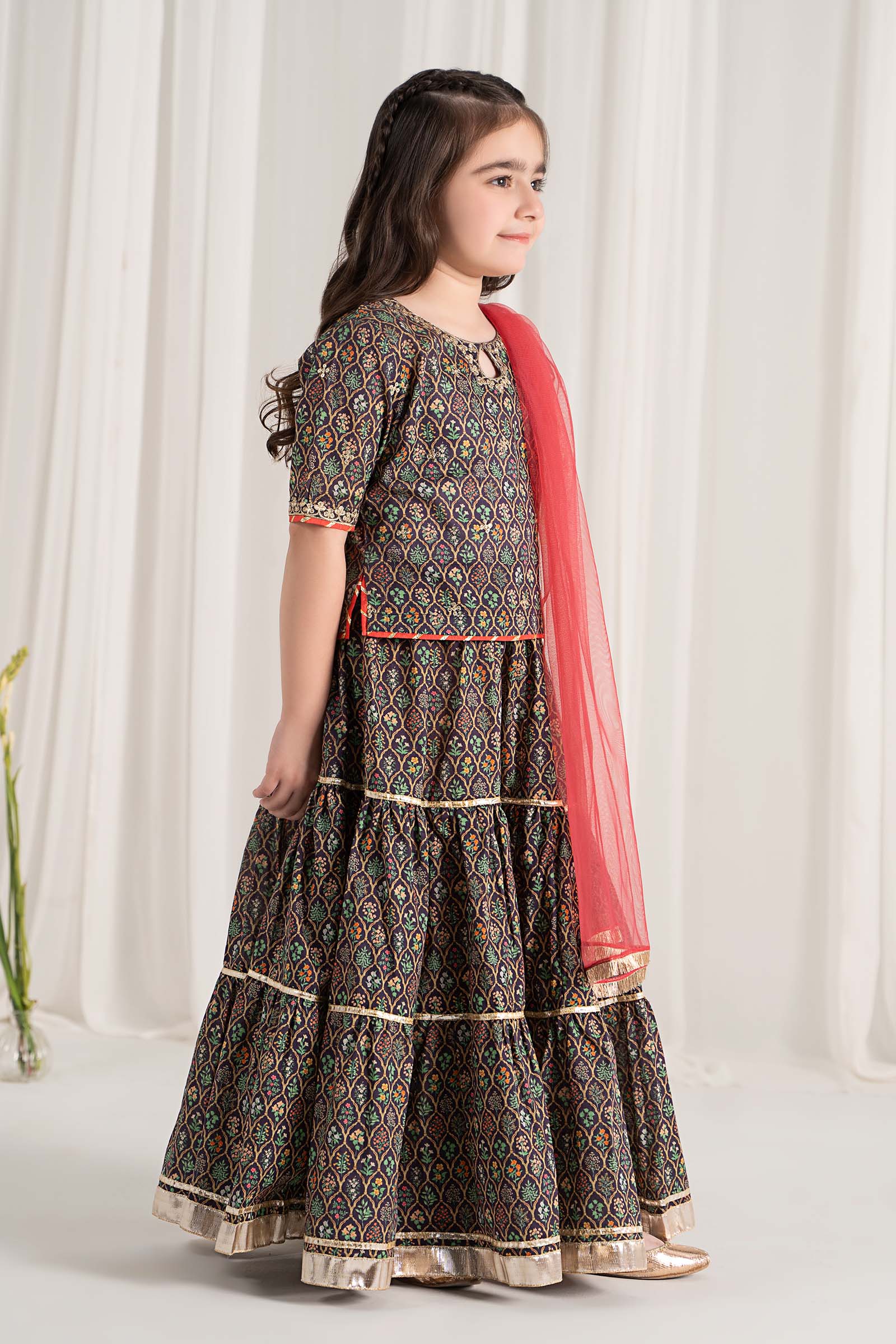 Maria B | 3 Piece Printed Lawn Suit | MKD-EF25-30 12-Oct Blue