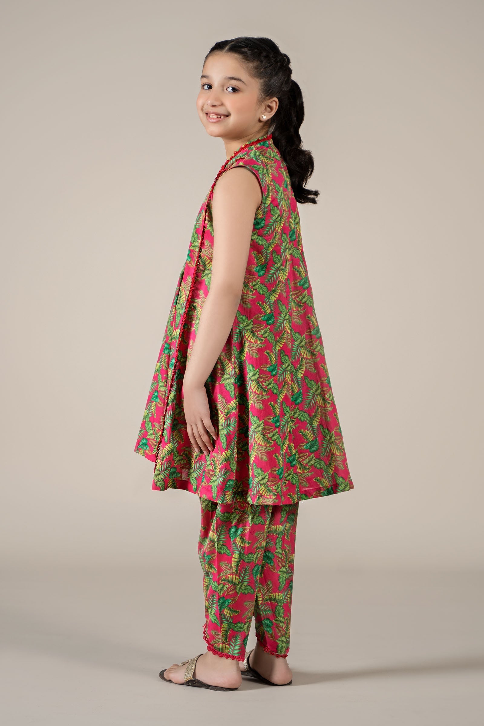 Maria B | 2 Piece Printed Lawn Suit | MKD-EF25-68 14-Dec Pink