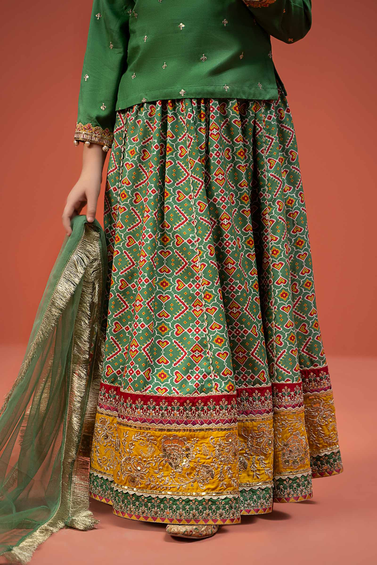 Maria B | 3 Piece Embroidered Linen Suit | MKD-W24-04