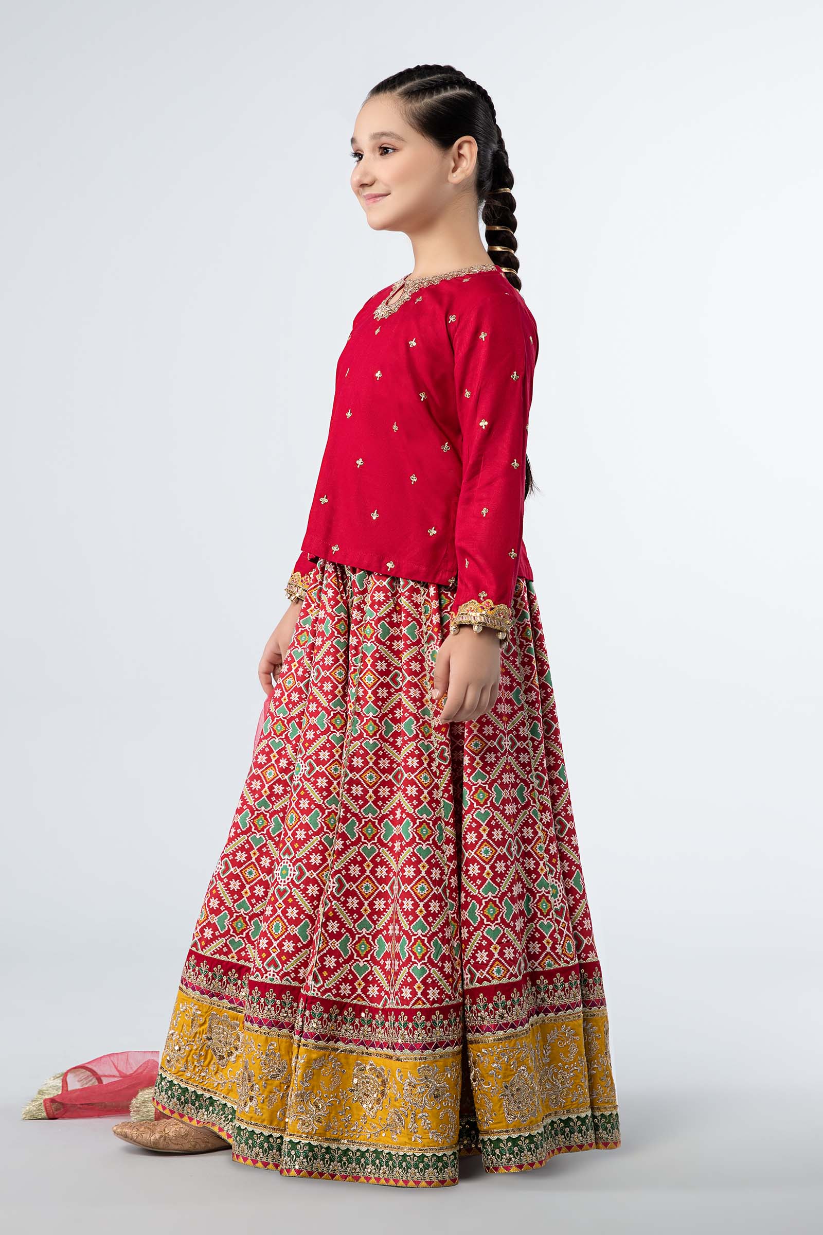 Maria B | 3 Piece Embroidered Linen Suit | MKD-W24-04