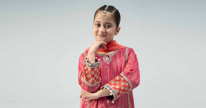 Maria B | 3 Piece Embroidered Suit | MKD-W24-11