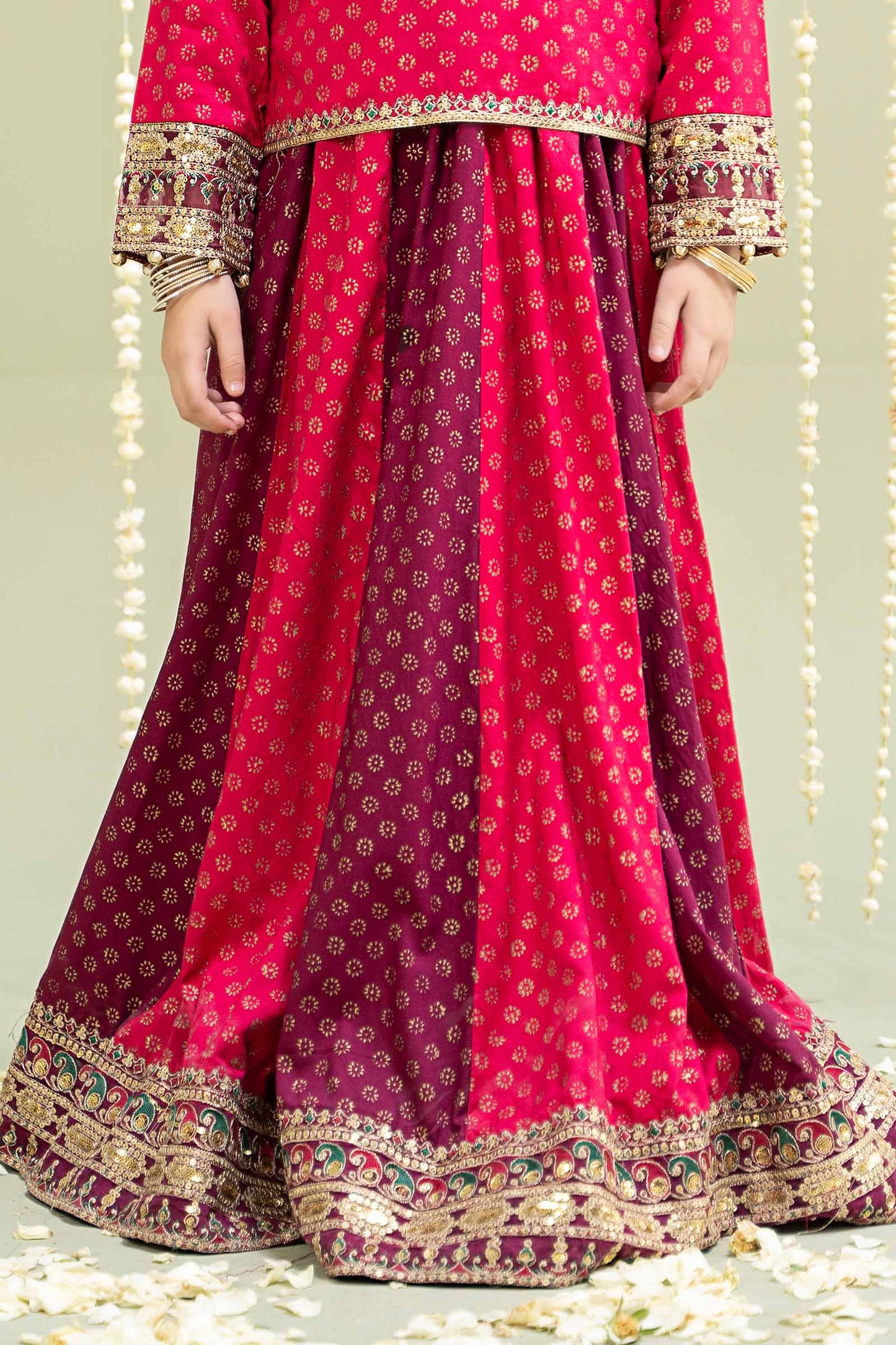 Maria B | 3 Piece Printed Linen Suit | MKD-W24-20 8-Jun Pink