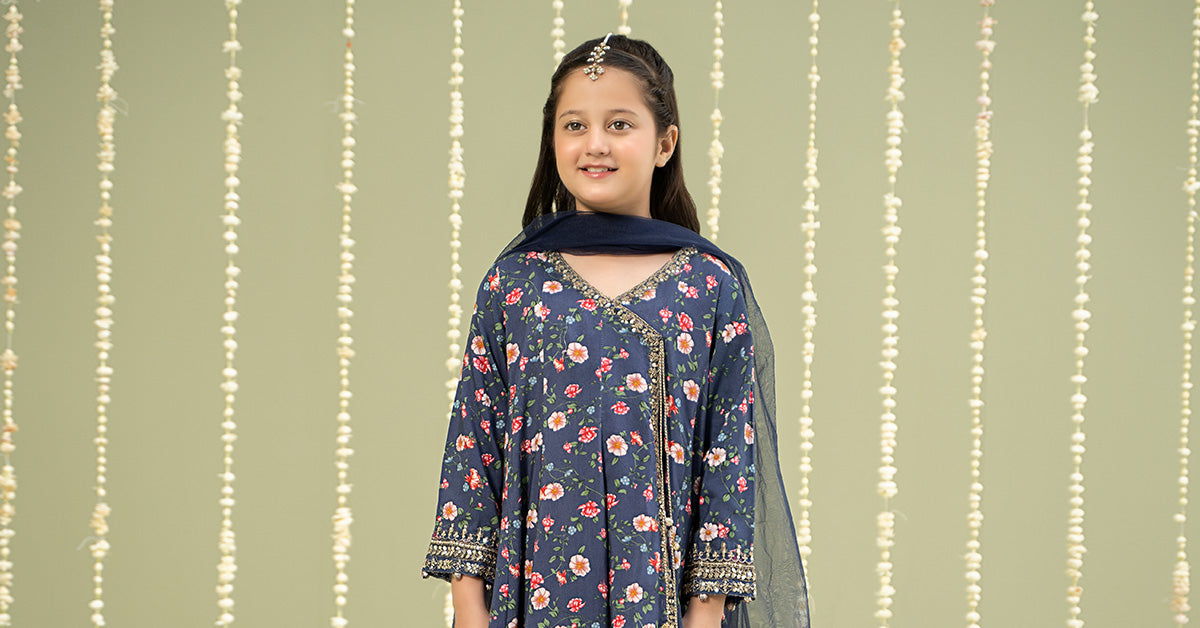 Maria B | 3 Piece Printed Linen Suit | MKD-W24-26