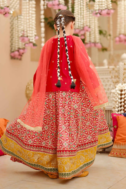 Maria B | 3 Piece Embroidered Linen Suit | MKD-W24-04 12-Oct Pink