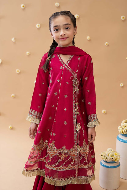Maria B | 3 Piece Embroidered Suit | MKS-EA23-01R1 6-Apr Pink