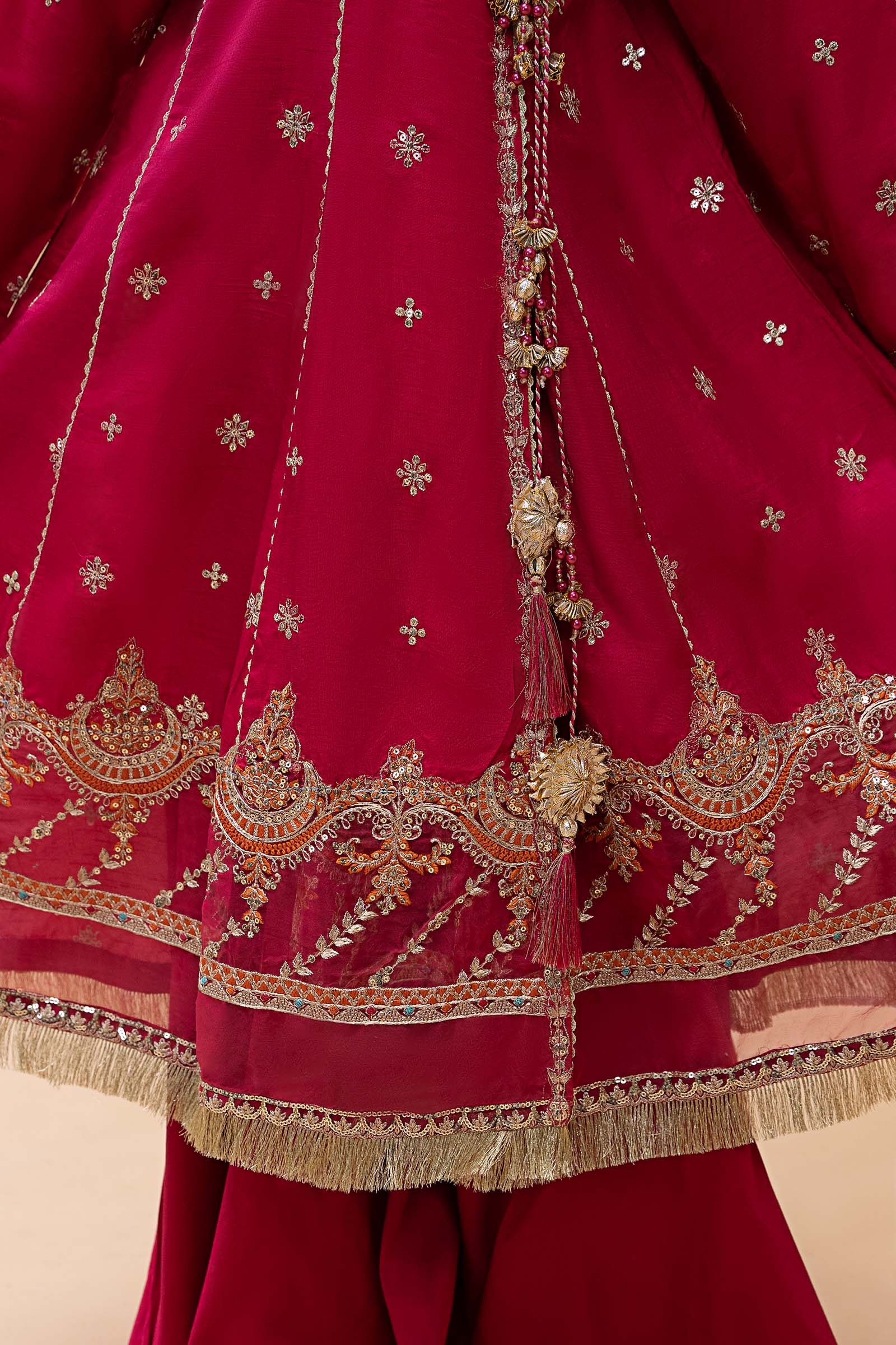 Maria B | 3 Piece Embroidered Suit | MKS-EA23-01R1 10-Aug Pink