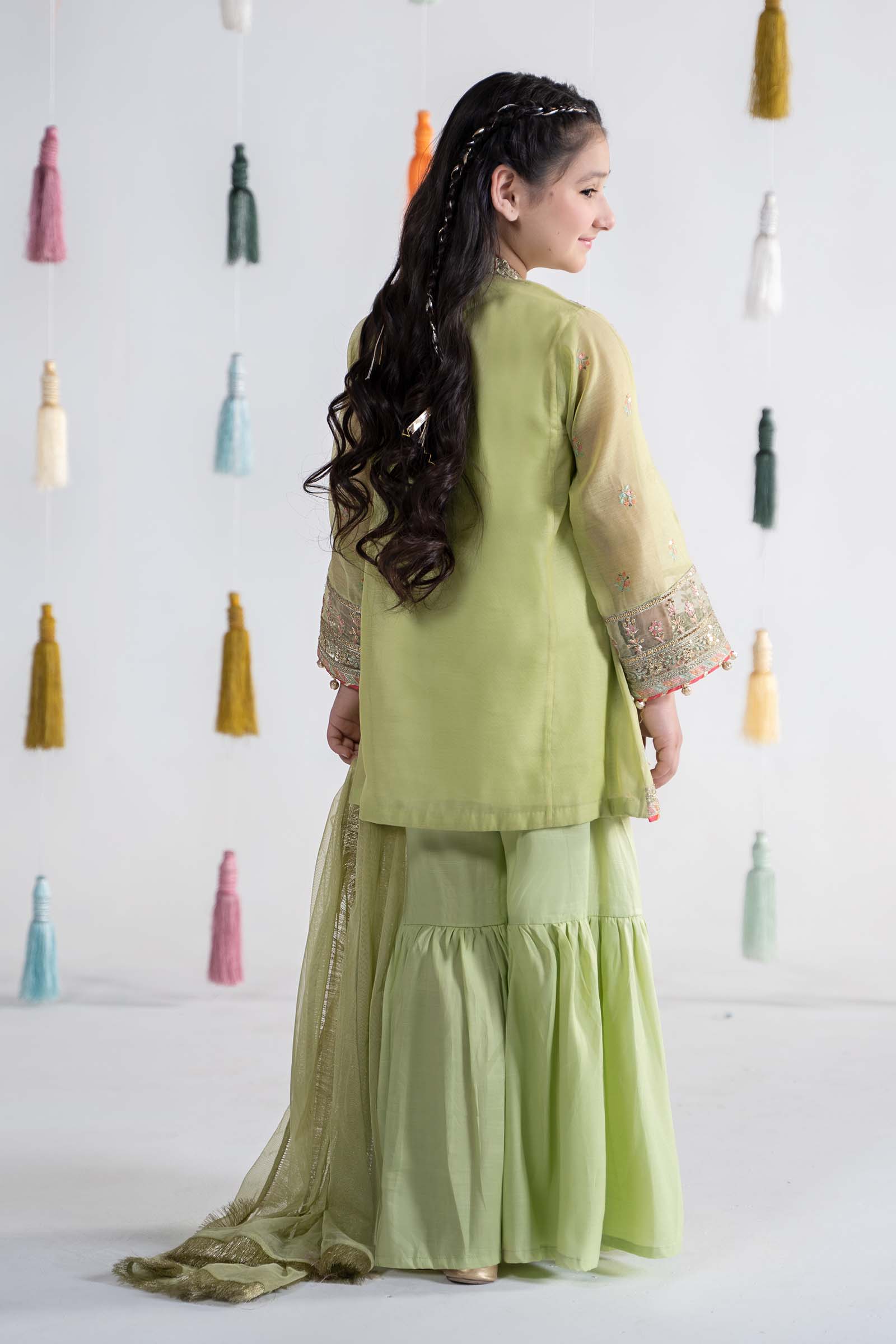 Maria B | 3 Piece Embroidered Paper Cotton Suit | MKS-EA24-04