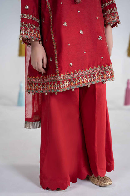 Maria B | 3 Piece Embroidered Yarn Dyed Suit | MKS-EA24-19