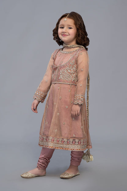 Maria B | 3 Piece Embroidered Suit | MKS-EF23-01R1 8-Jun Pink