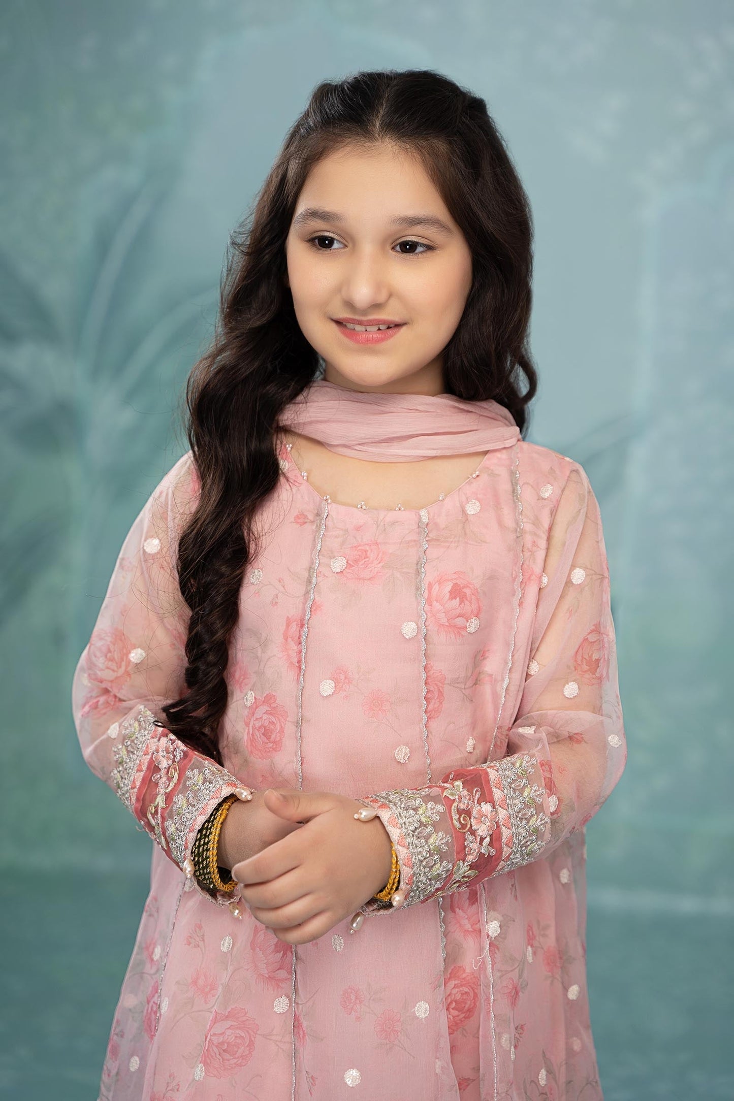 Maria B | 3 Piece Embroidered Lawn | MKS-EF23-03R1 6-Apr Pink