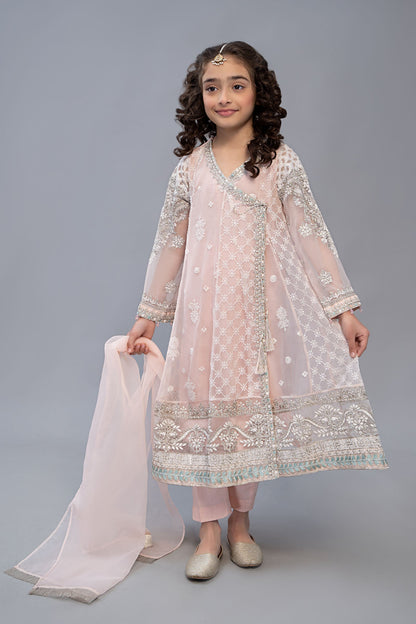 Maria B | 3 Piece Embroidered Suit | MKS-EF23-32R1 4-Feb Pink