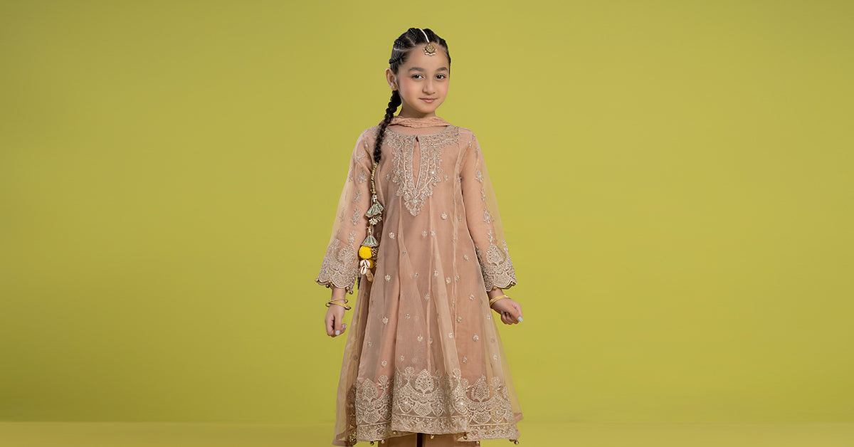 Maria B | 3 Piece Embroidered Organza Suit | MKS-EF24-05