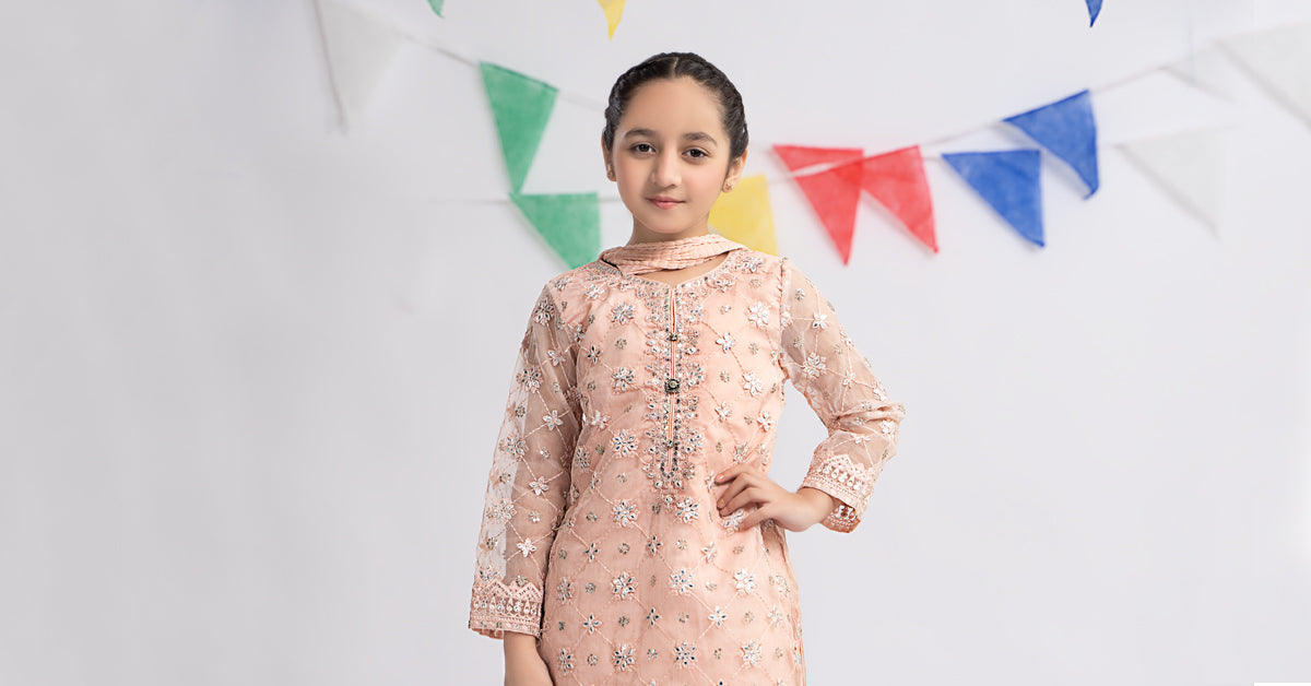 Maria B | 3 Piece Embroidered Organza Suit | MKS-EF24-11
