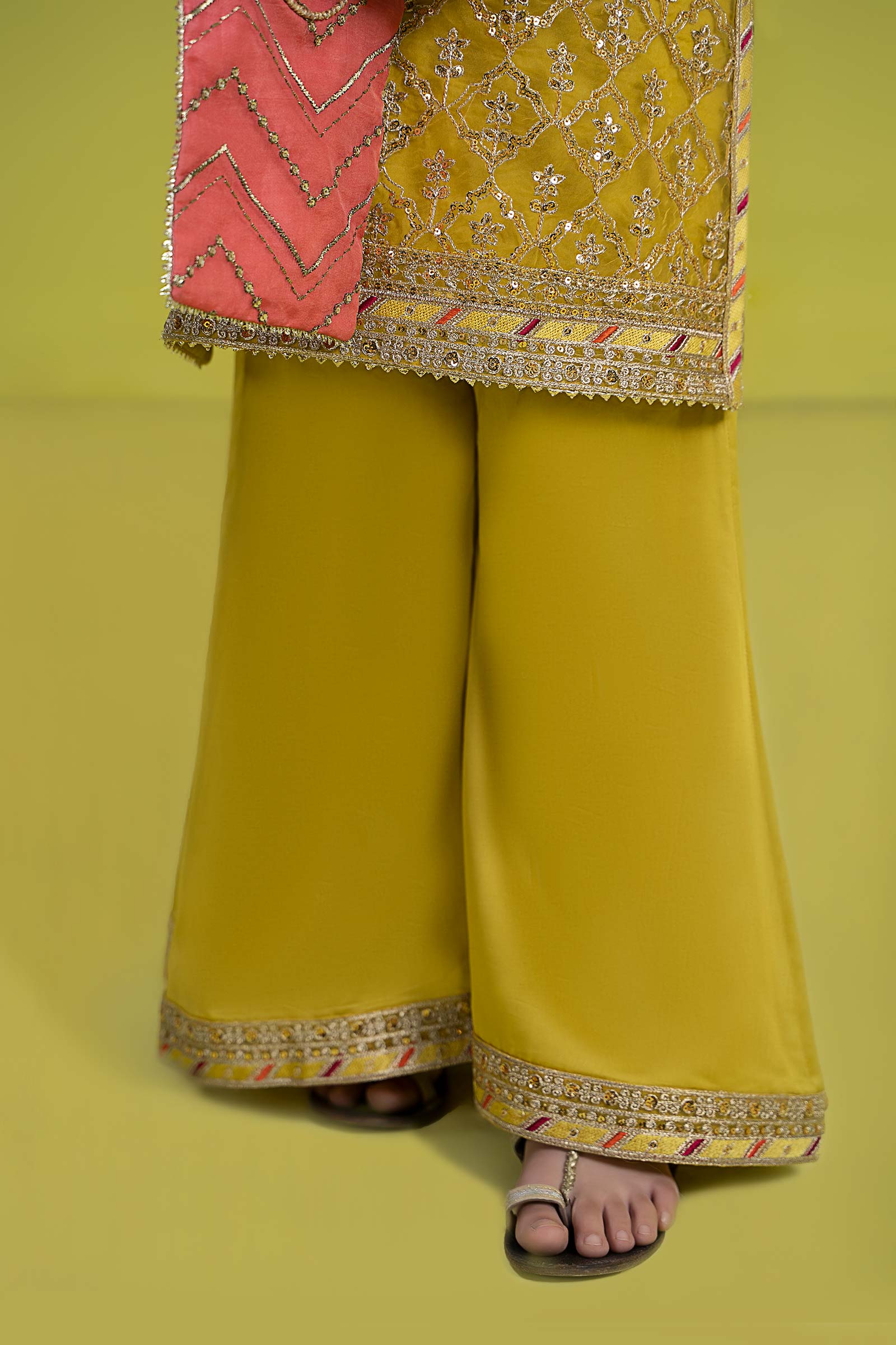 Maria B | 3 Piece Embroidered Organza Suit | MKS-EF24-14 12-Oct Green