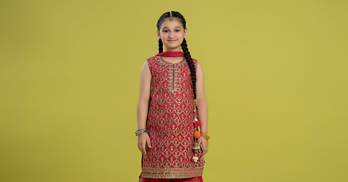 Maria B | 3 Piece Embroidered Organza Suit | MKS-EF24-14