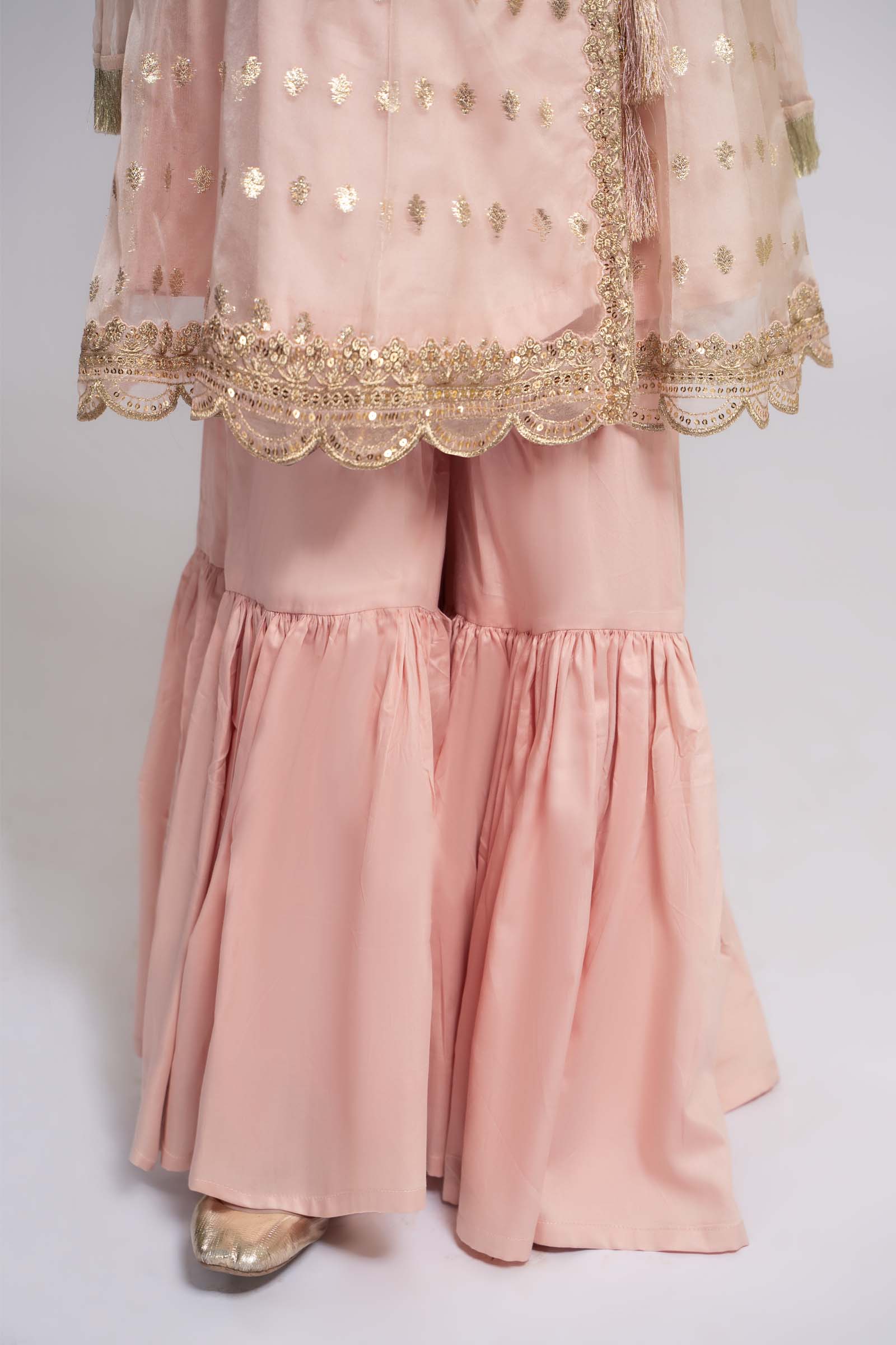 Maria B | 3 Piece Embroidered Organza Suit | MKS-EF24-18 10-Aug Pink