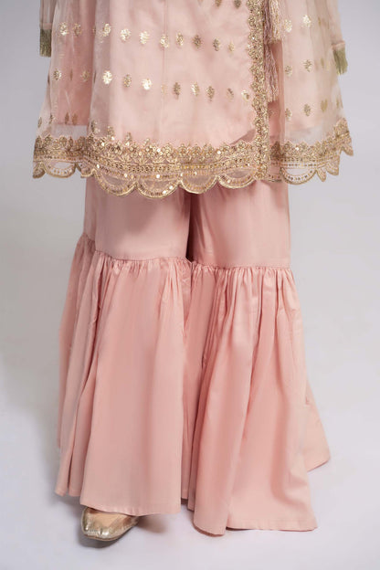 Maria B | 3 Piece Embroidered Organza Suit | MKS-EF24-18 10-Aug Pink