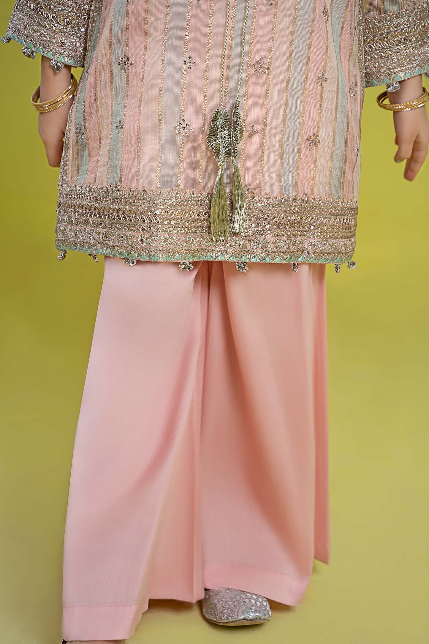 Maria B | 3 Piece Embroidered Yarn Dyed Suit | MKS-EF24-32 10-Aug Pink