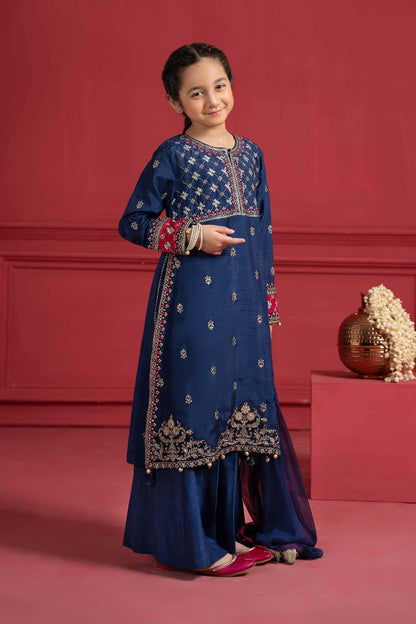 Maria B | Suit Blue MKS-W23-12 10-Aug Blue