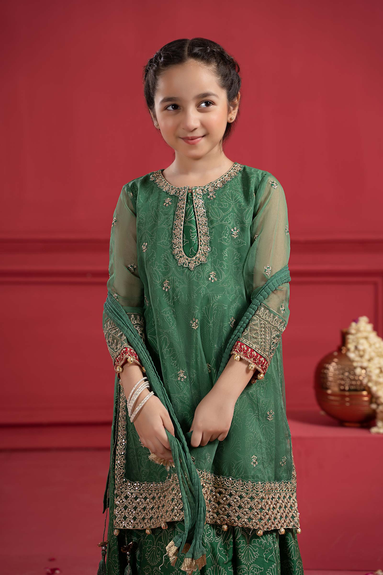 Maria B | Suit Green MKS-W23-21 6-Apr Green