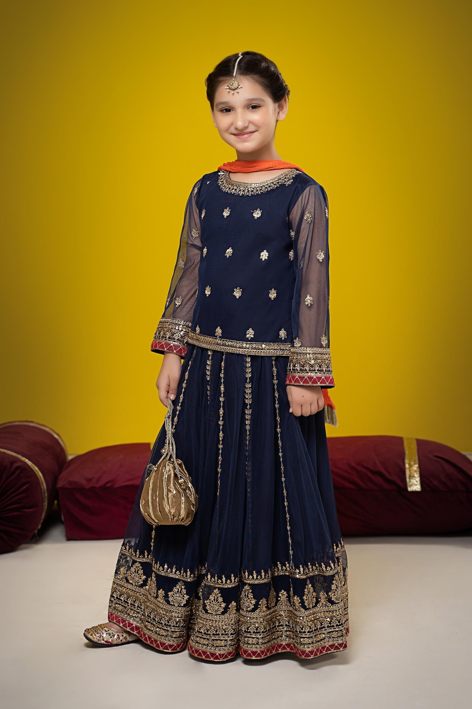 Maria B | Suit Navy Blue MKS-W23-35 8-Jun Blue