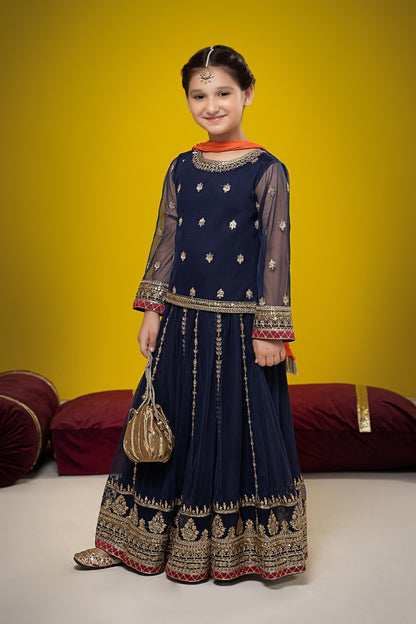 Maria B | Suit Navy Blue MKS-W23-35 8-Jun Blue
