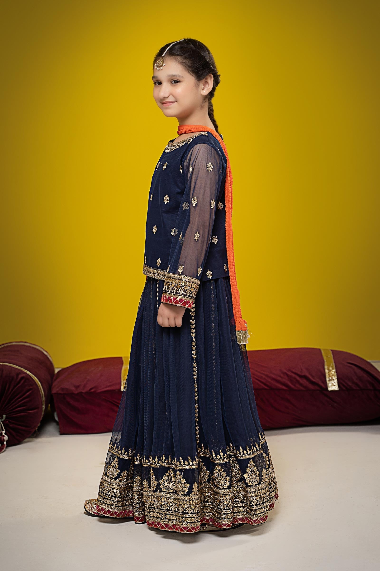 Maria B | Suit Navy Blue MKS-W23-35 14-Dec Blue