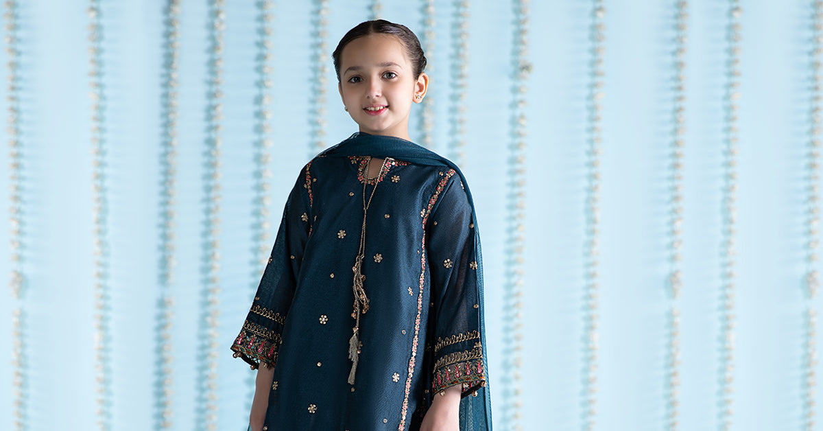 Maria B | 3 Piece Embroidered Yarn Dyed Suit | MKS-EA24-19
