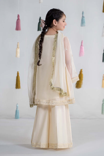 Maria B | 3 Piece Embroidered Organza Suit | MKS-EA24-25
