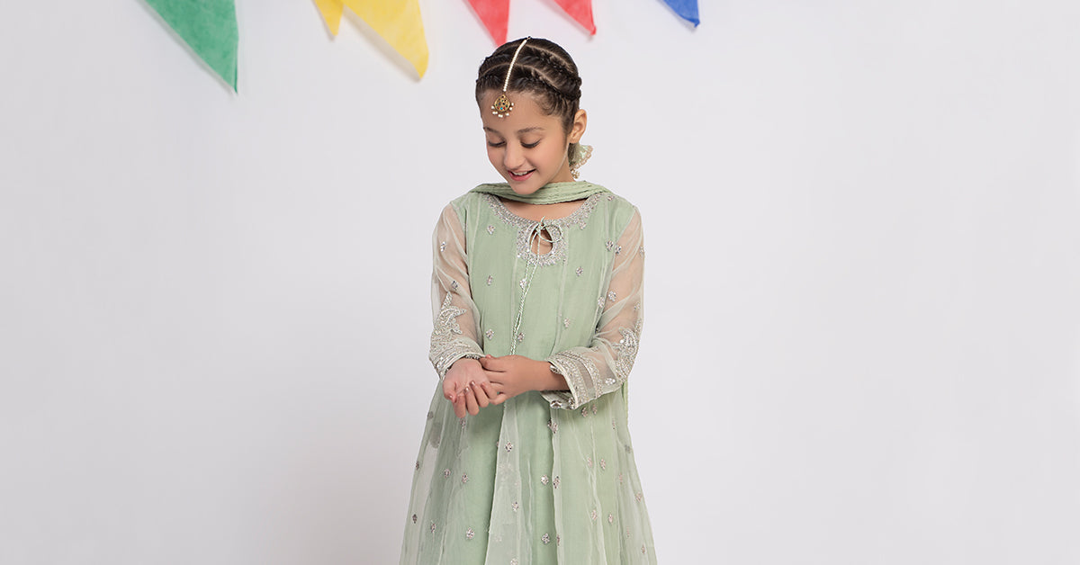 Maria B | 3 Piece Embroidered Organza Suit | MKS-EF24-15