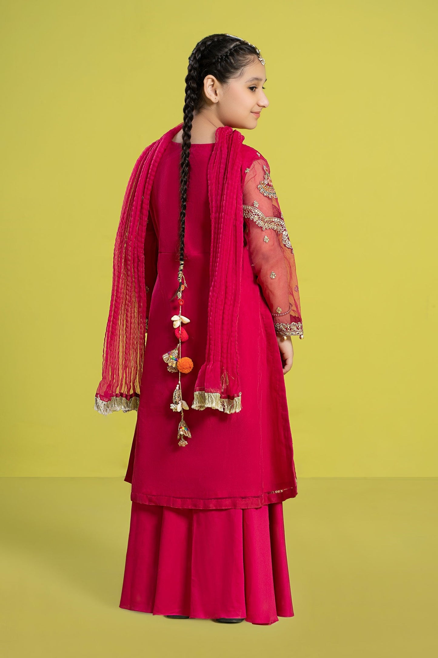 Maria B | 3 Piece Embroidered Organza Suit | MKS-EF24-23