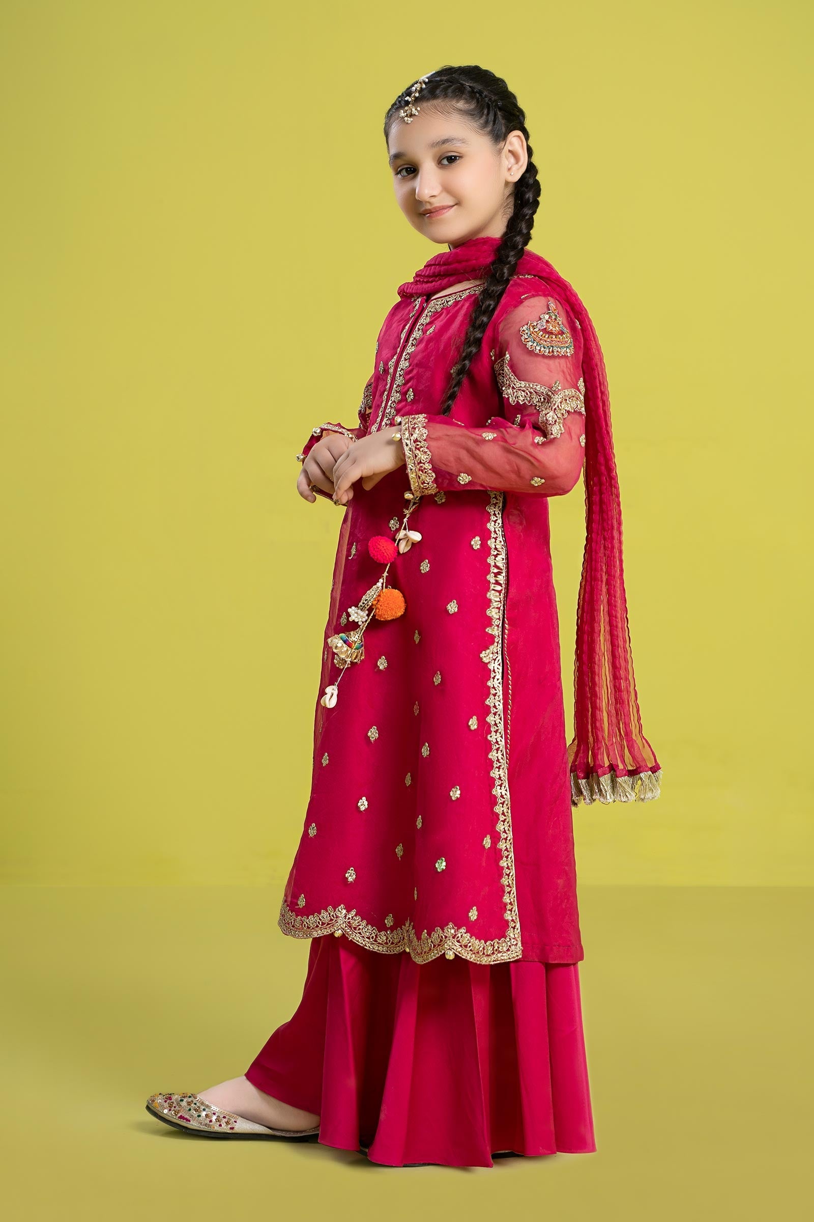Maria B | 3 Piece Embroidered Organza Suit | MKS-EF24-23