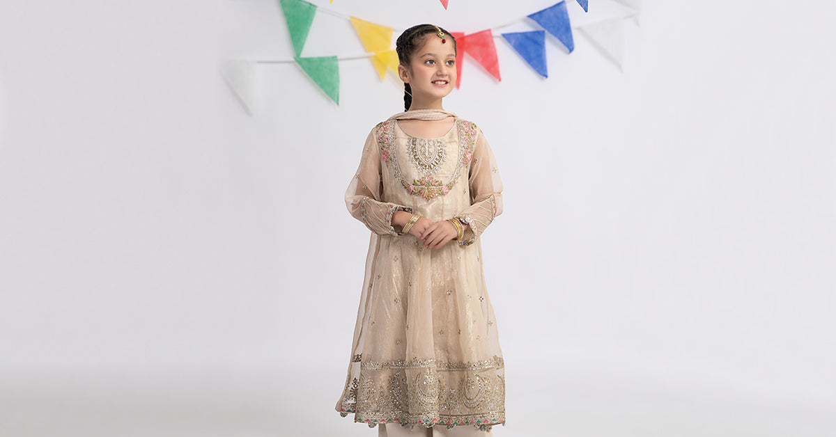 Maria B | 3 Piece Embroidered Organza Suit | MKS-EF24-26