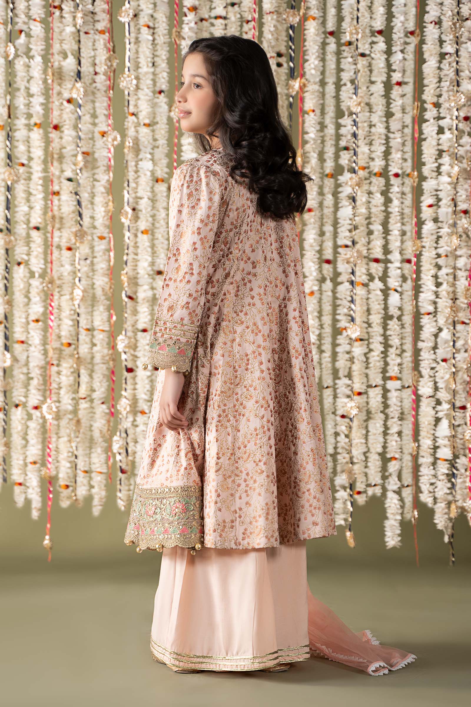 Maria B | 3 Piece Embroidered Cotton Satin Suit | MKS-EF25-08 14-Dec Pink